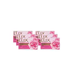 Lux Glowing Skin Rose Bar Soap 75g x Pack of 6