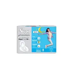 Sleepy Classic Maxi Pad 10mm Extra Long 8 Pcs