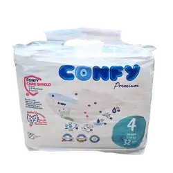 Confy Premium Diapers No. 4 * 32 pieces