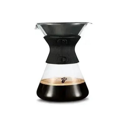 Tchibo Kemex Glass Coffee Maker - Reusable Stainless Steel Filter