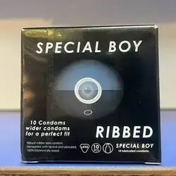 special boy ribbed 10 condoms