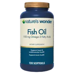 Fish Oil 1100 mg Omega-3 120 Softgels EPA 700 MG 400 MG