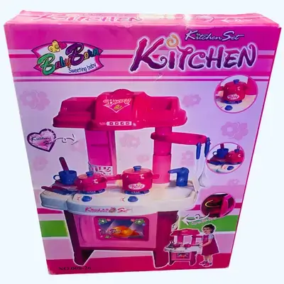 Kitchen Toy Set – Pink