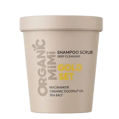 Shampoo Scrub Deep Cleansing Gold Set 310g _ ORGANIC MiMi