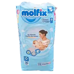 Molfix diapers No. 0, 30 pieces