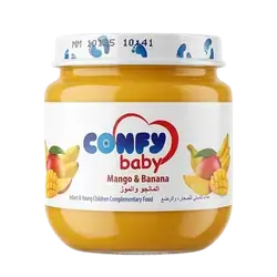Infant & Young Children Complementary Food Mango & Banana 125g _ Confy babay