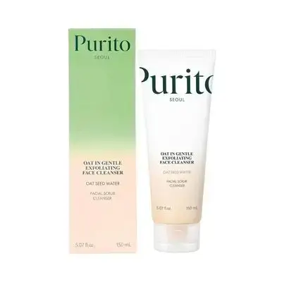 Purito Seoul Oat In Gentle Exfoliating Face Cleanser Oat Seed Water Facial Scrub Cleanser 150ml