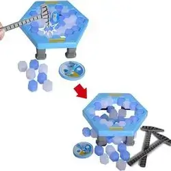Save Penguin Ice Breaking Game Penguin Trap Break Ice Activate Family Party Ice Breaking Puzzle Table Knock Block