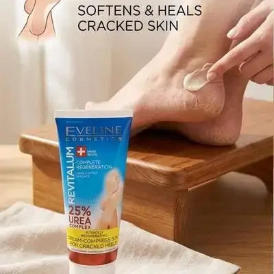Eveline Revitalum 25% Urea complex Cream-Compress 8 in 1 for Cracked Heels 75ml