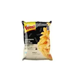 Feast Crinkle Flat Slieces Potato 1 Kg