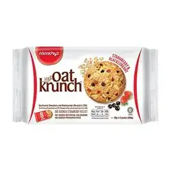 Munchys Oat Krunch Chunky Strawberry & Blackcurrant 208 Gm
