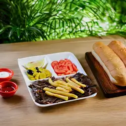 Mixed shawarma dish