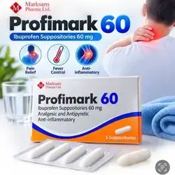 Profimark 60 mg Ibuprofen Suppositories