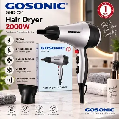 GOSONIC HAIR DRYER 2000W GHD-234