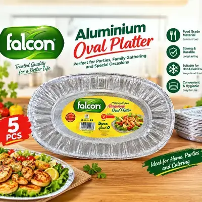 Aluminium Oval Platter / size Medium