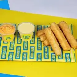 Crispy mozzarella