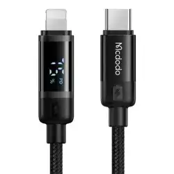 USB-C to Lightning McDodo CA-5210 Bat Display Data and Charging Cable, 36W, 1.2m, Black