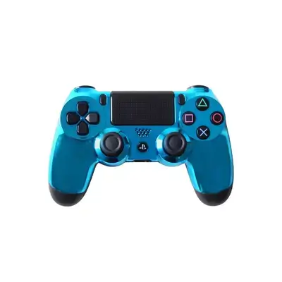 وحدة تحكم لاسلكية DUALSHOCK 4 لجهاز بلاي ستيشن 4 باللون الأزرق (نسخة طبق الأصل)