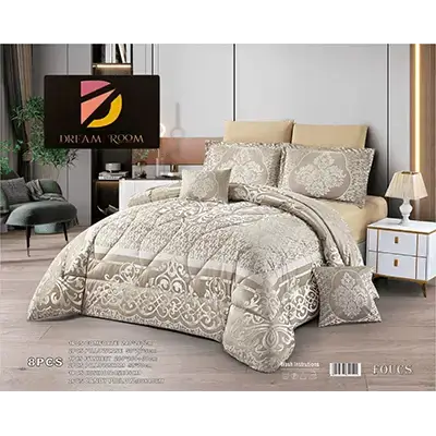 Double size bed comforter 8 Pcs