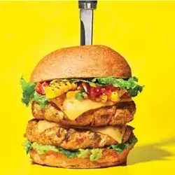 Double Chicken Cheese Burger