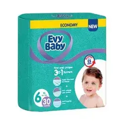 Evy Baby Economy Diapers No.6 30pcs