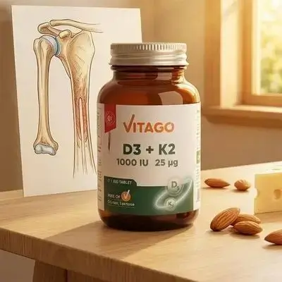 Vitago D3 + K2 is a dietary supplement