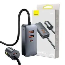Baseus Adapter Car Charger 2usb 2c Port