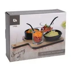 Servıng Set On Tray Set 7Pcs