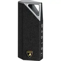 BUGANi Brief Lamborghini Portable Bluetooth Speaker Silver