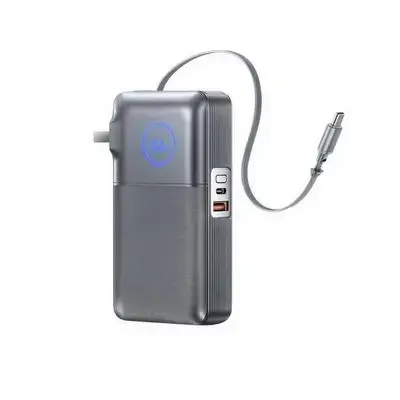REMAX - CP-5 10000mAh Type-C Telescopic Wall Plug Fast Charging Cable Power Bank ( PD35W )