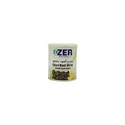 Zer Sliced ​​Black Olives 1Kg
