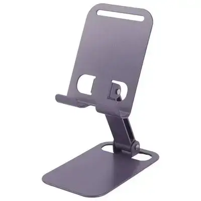 Abodos AS-TS627 Mini Metal Desktop Folding Phone Bracket - Purple