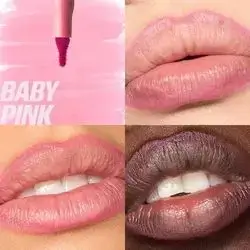 hudabeauty lip contour stain baby pink