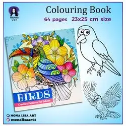 Colouring Book ( Birds )