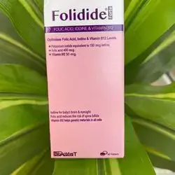 Folidide forte folic acid,iodin &vitamin B12 60 tablet