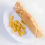 Syrian bread fries