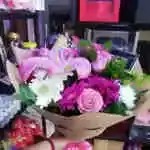 Lilium Purple David Purple Pink Rose Gerbera Pink
