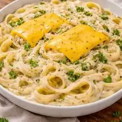 Alfraido pasta x2 with exrra cheese