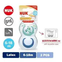 NUK Star(6-18m)silicone