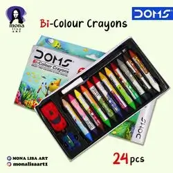 Bi-Colour Crayons-DOMS