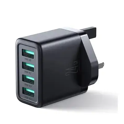 شاحن جوي روم 4.8 أمبير 4 منافذ USB (موديل JR-TCN03)