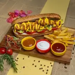 Crispy Sandwich with Fries