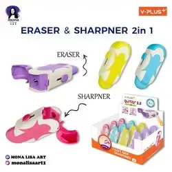 Eraser and sharpener-Y.PLUS