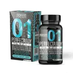  PerfectaRoy, مغذيات البشرة والشعر والأظافر, 20 مغذيًا بتوليفة ثورية, 60 قرصًا