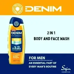 Denim Performance Nourish Body And Face Wash - Nourish- 400Ml For Men