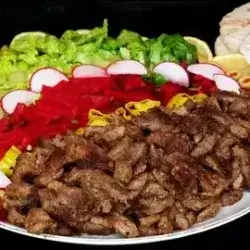 Beef Shawarma Platter