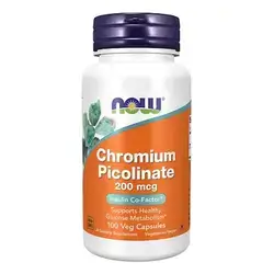 Chromium Picolinate 100 Veg Capsules Now