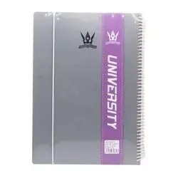 Notebook 150 pages with spiral binder 