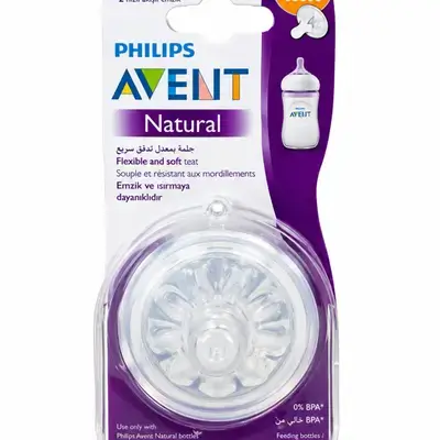 Avent natural 6m+ fast flow tears 2pcs