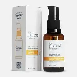 The Purest Solutions Brightening + Lightening Vitamin C Serum - 30ml | ذا بيورست سيروم فيتامين سي - 30 مل